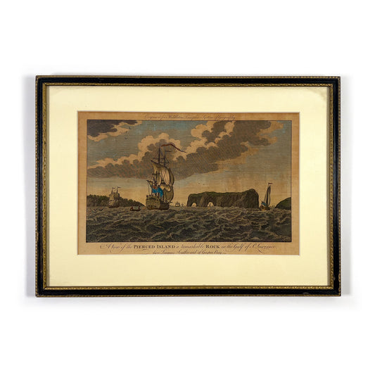 A View of the Pierced Island a Remarkable Rock in the Gulf of St. Lawrence, two Leagues Southward of Gaspee Bay