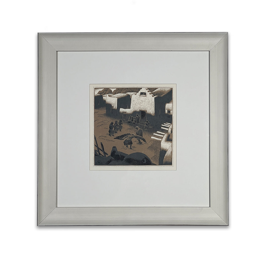 Gustave Baumann - Eagle Ceremony at Tesuque Pueblo