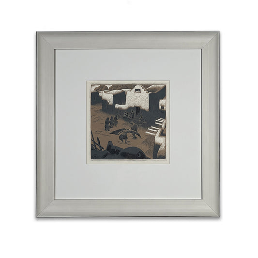 Gustave Baumann - Eagle Ceremony at Tesuque Pueblo