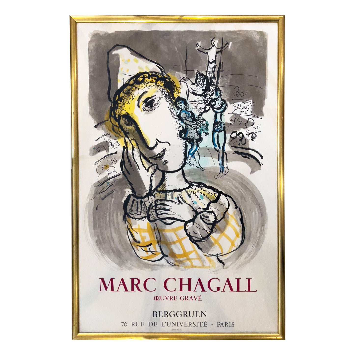 Marc Chagall - Oeuvre Grave, 1967 - McCanse Art