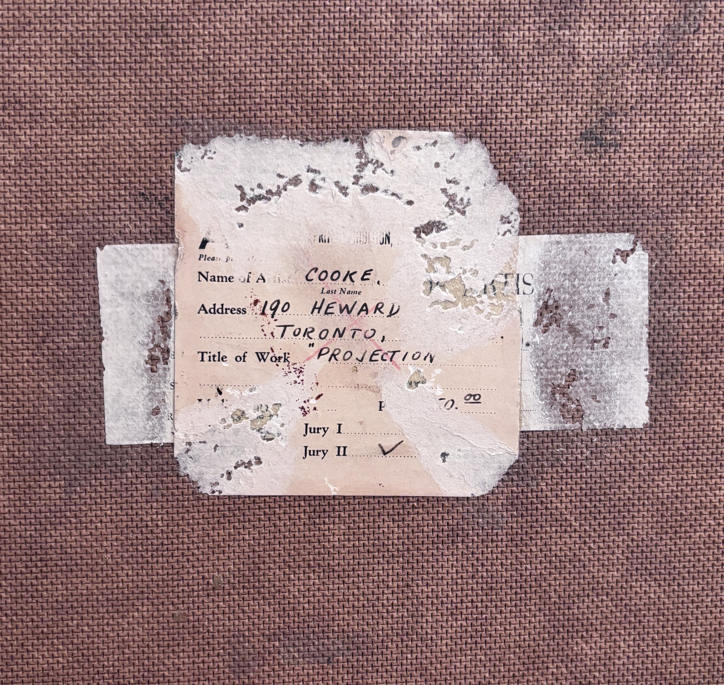 Edwy Francis Cooke - Projection