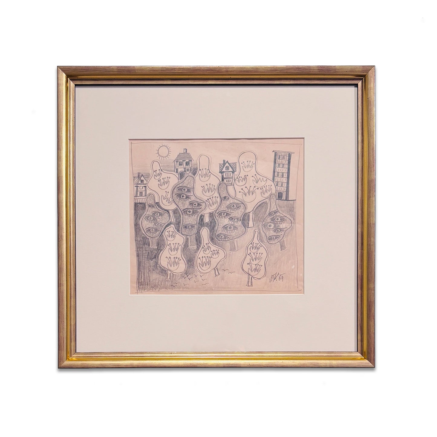 William Kurelek - Untitled (The Neighborhood)