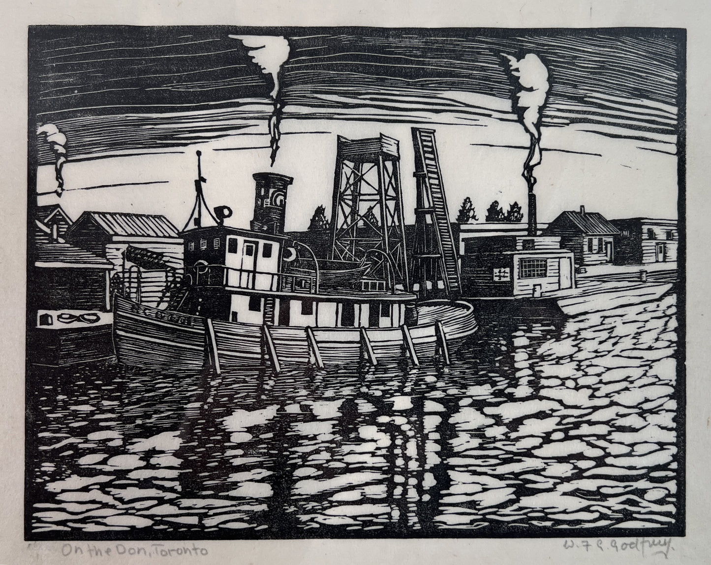 W.F.G. Godfrey - On the Don, Toronto - McCanse Art