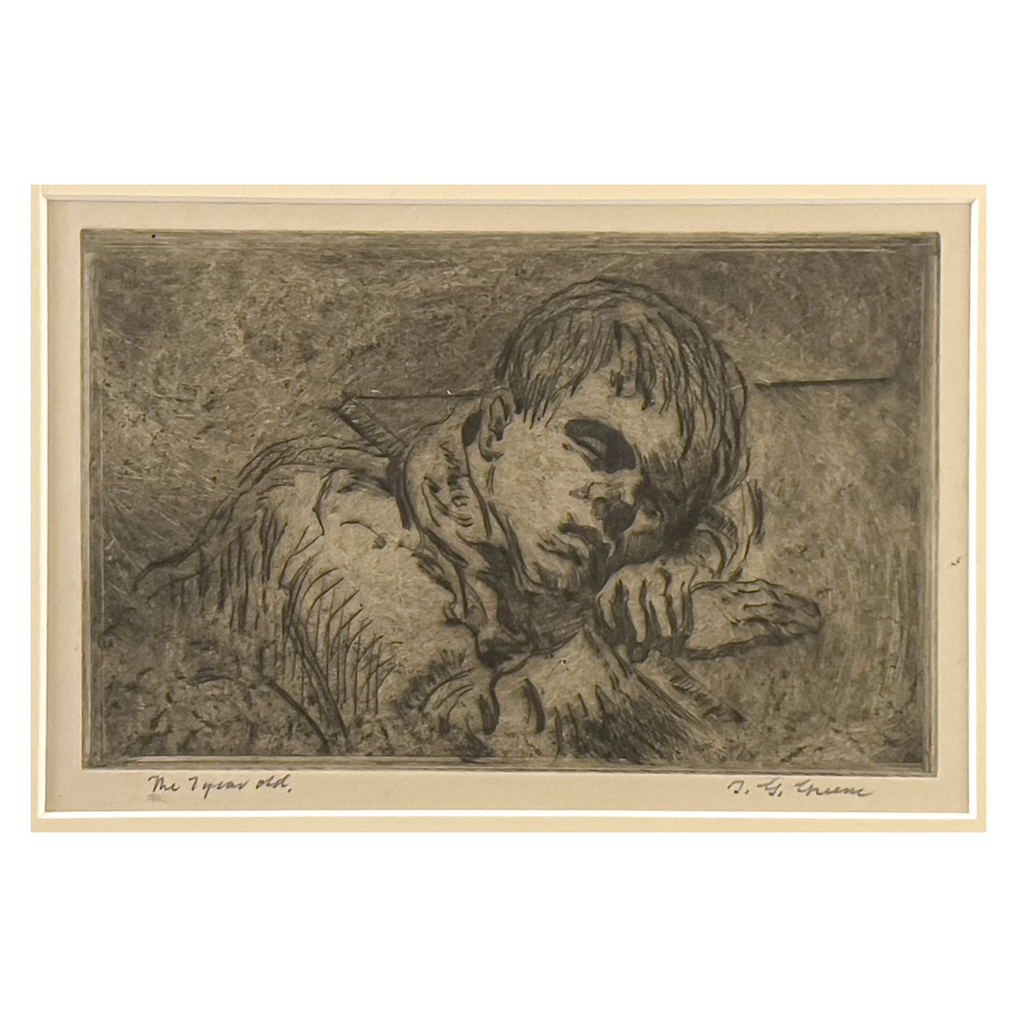 Thomas Garland Greene - The 1 Year Old - McCanse Art