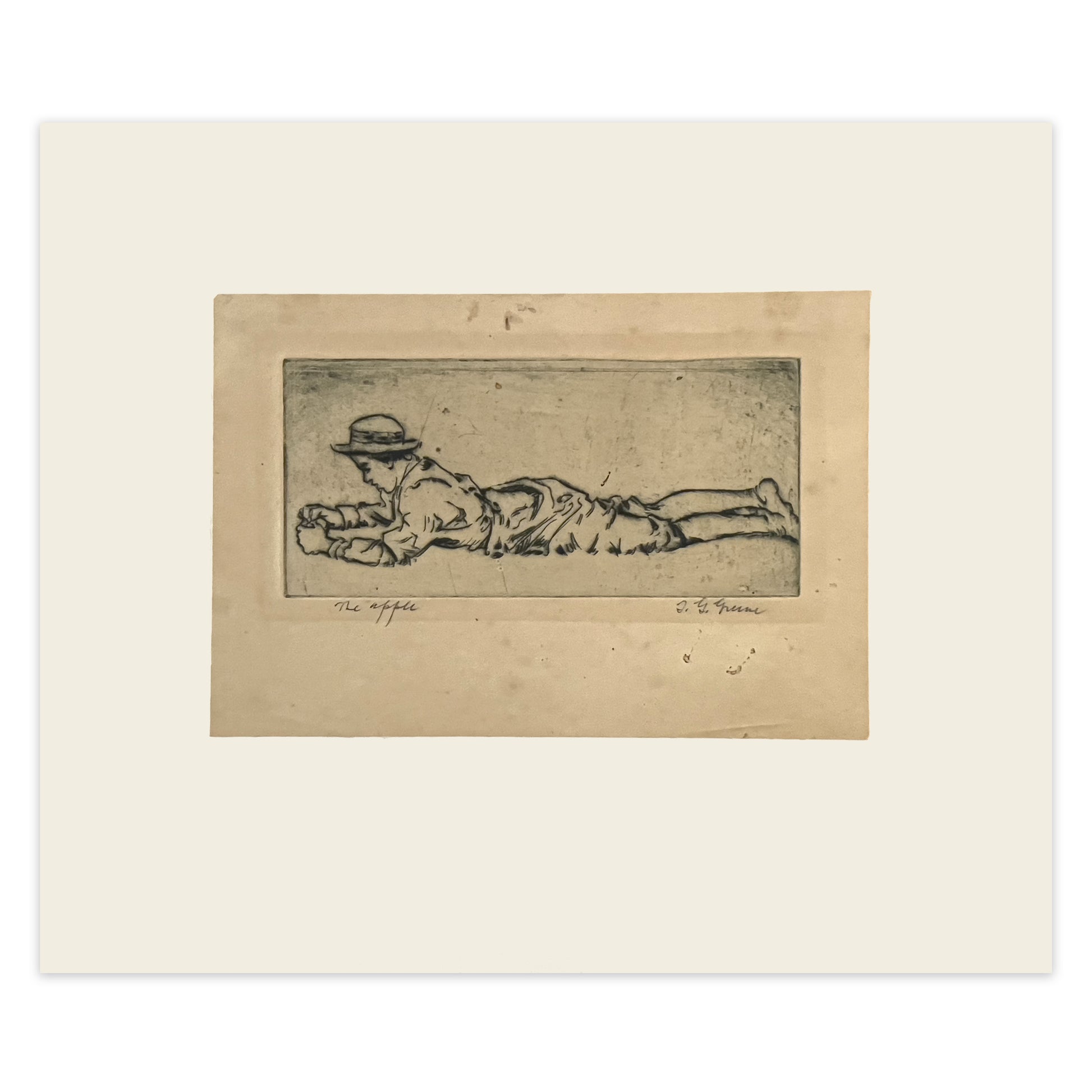 Thomas Garland Greene - The Apple - McCanse Art