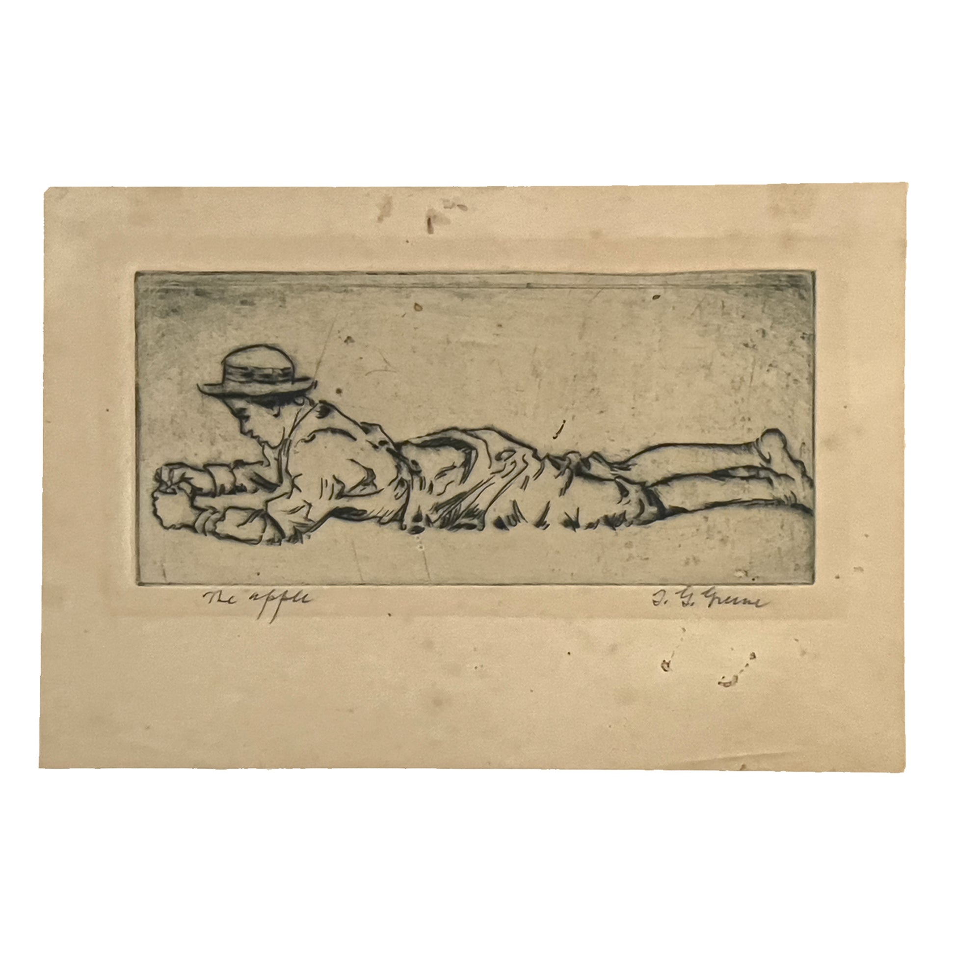 Thomas Garland Greene - The Apple - McCanse Art