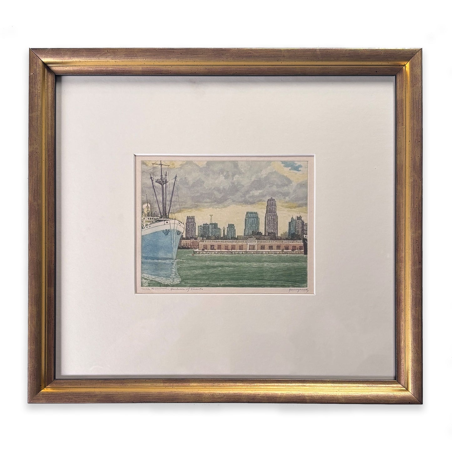 Nicholas Hornyansky - Ocean Terminal, Harbour of Toronto