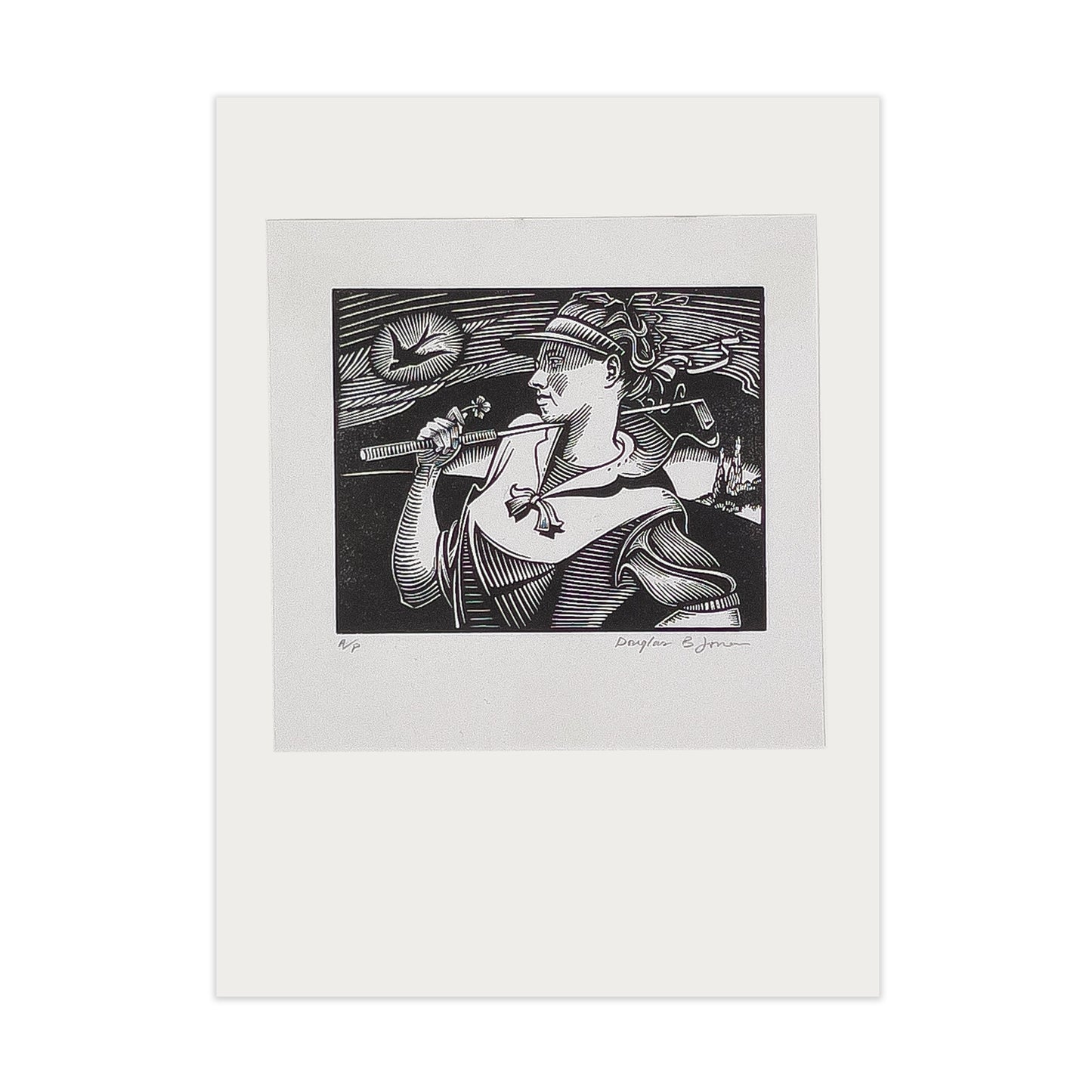 Douglas B. Jones - Untitled (Woman Golfer) - McCanse Art