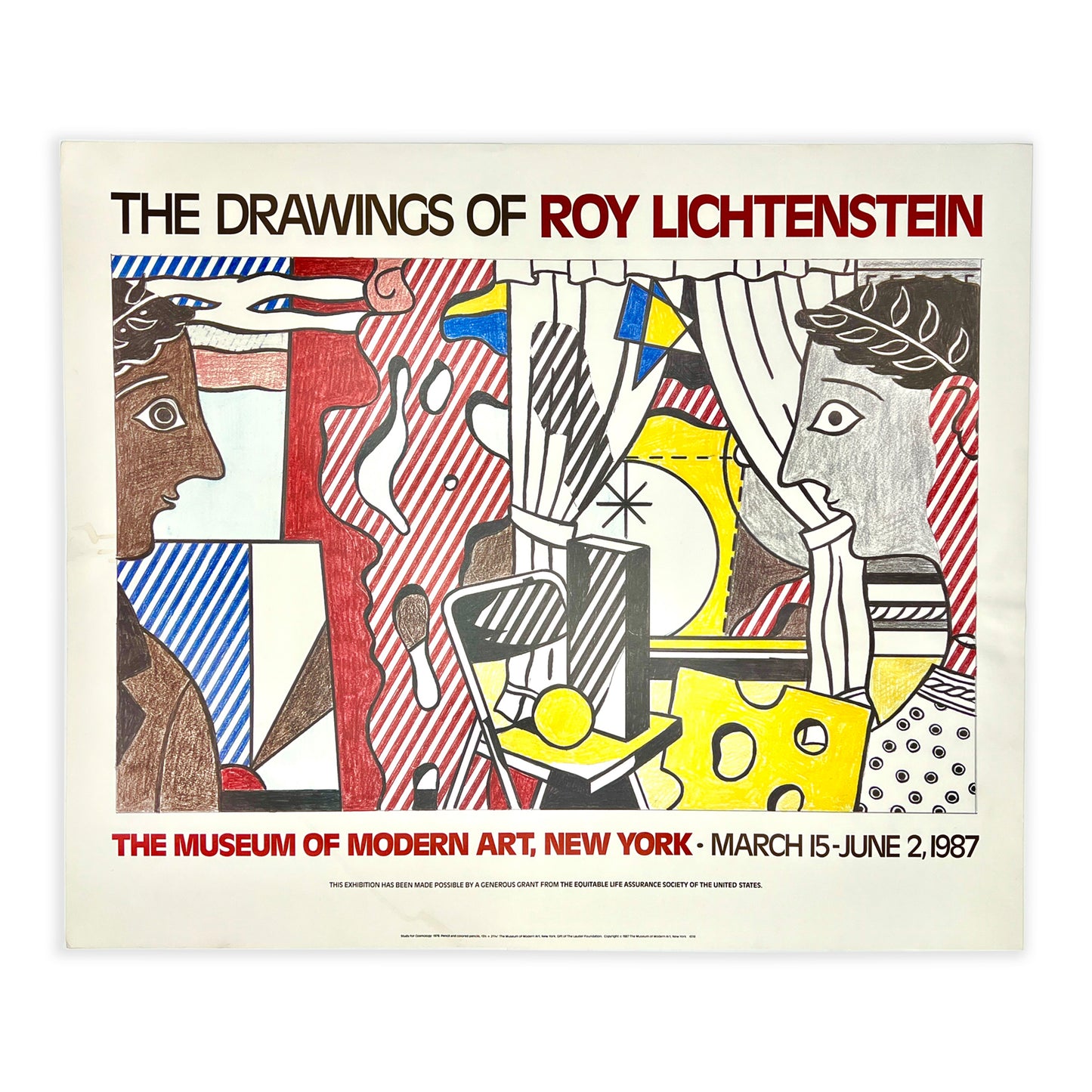 THE DRAWINGS OF ROY LICHTENSTEIN. The Museum of Modern Art, 1987 - McCanse Art