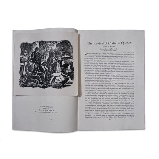 Maritime Art Magazine. Vol. 3, No. 4. *Linocut by HENRY G. GLYDE