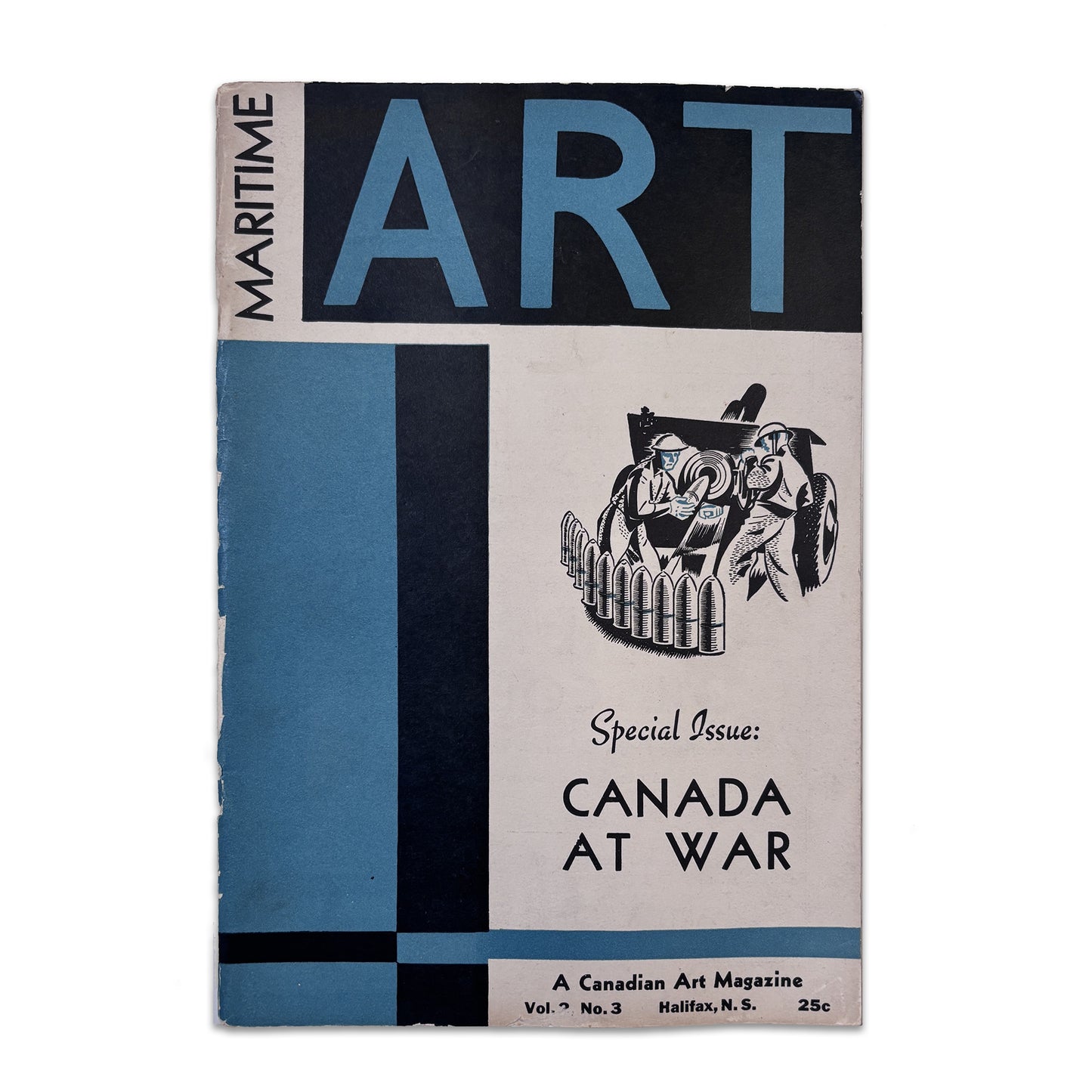 Maritime Art Magazine. Vol. 2, No. 3. *Linocut by FRITZ BRANDTNER