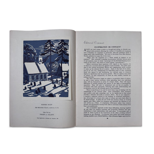 Maritime Art Magazine. Vol. 3, No. 2. *Linocut by VIOLET A. GILLETT