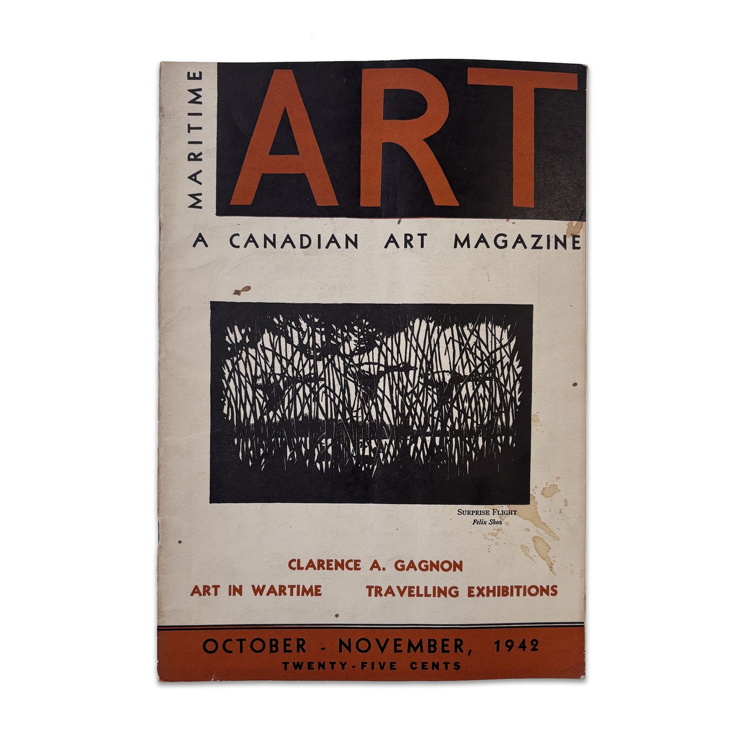 Maritime Art Magazine. Vol. 3, No. 1. *Woodcut by EDWIN HOLGATE