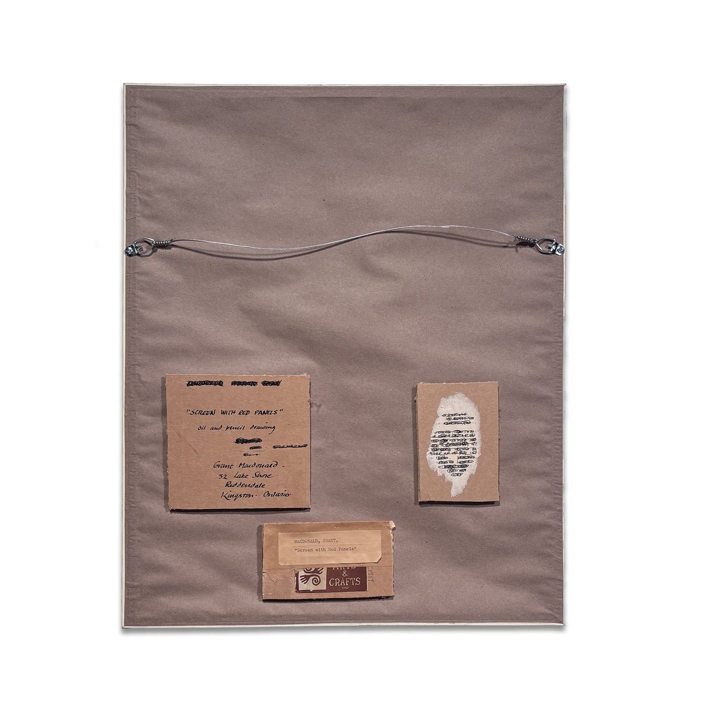 Grant Kenneth MacDonald - Screen with Mask and Forms