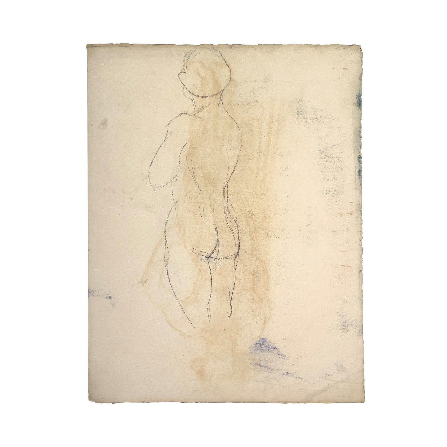 Isabel McLaughlin - Male Nude Study from Back - McCanse Art