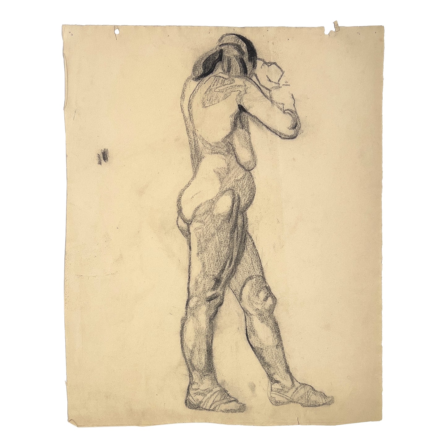 Isabel McLaughlin - Nude with Sandals, Turned Away - McCanse Art