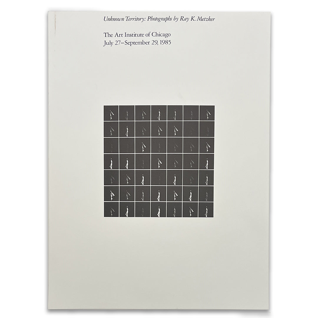 UNKNOWN TERRITORY: Photographs by RAY K. METZKER. Art Institute of Chicago, July 27 - September 29, 1985. Poster.