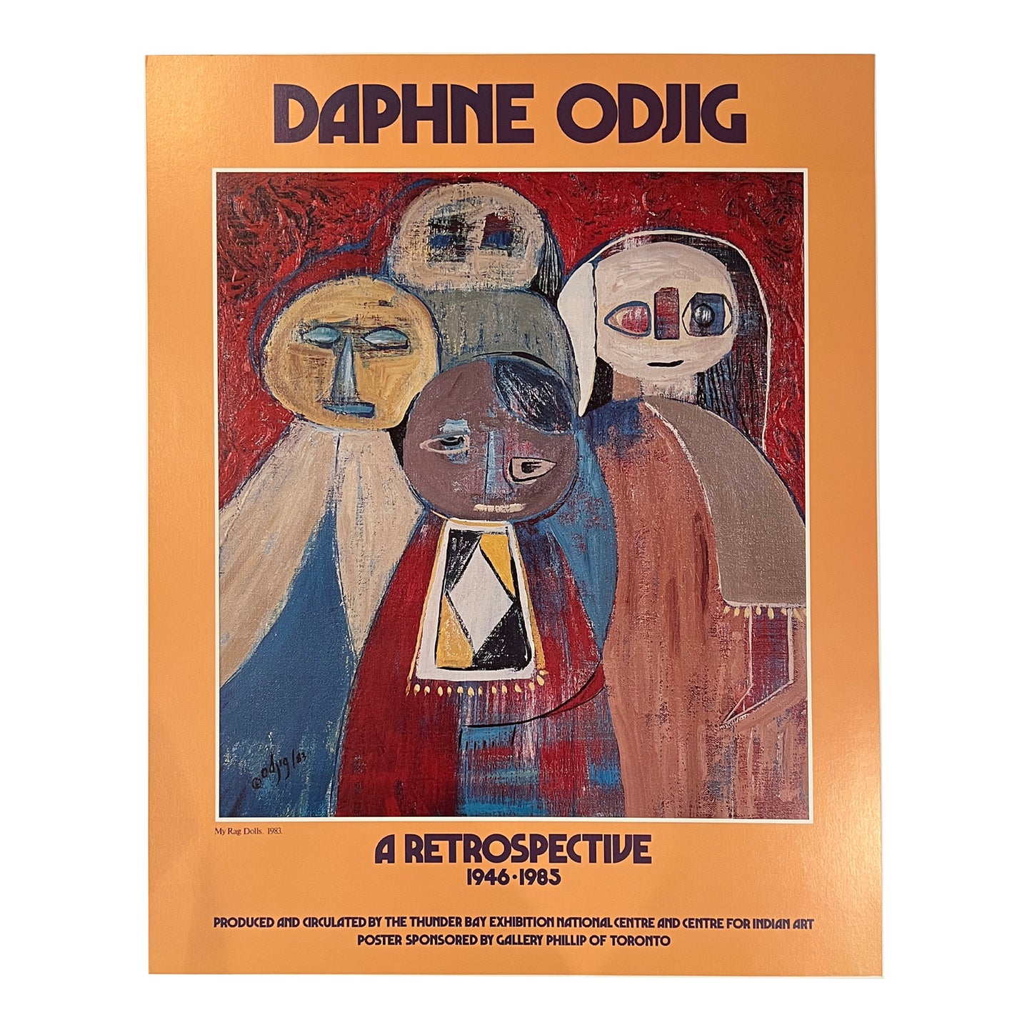 DAPHNE ODJIG: A RETROSPECTIVE. 1946-1985 - McCanse Art