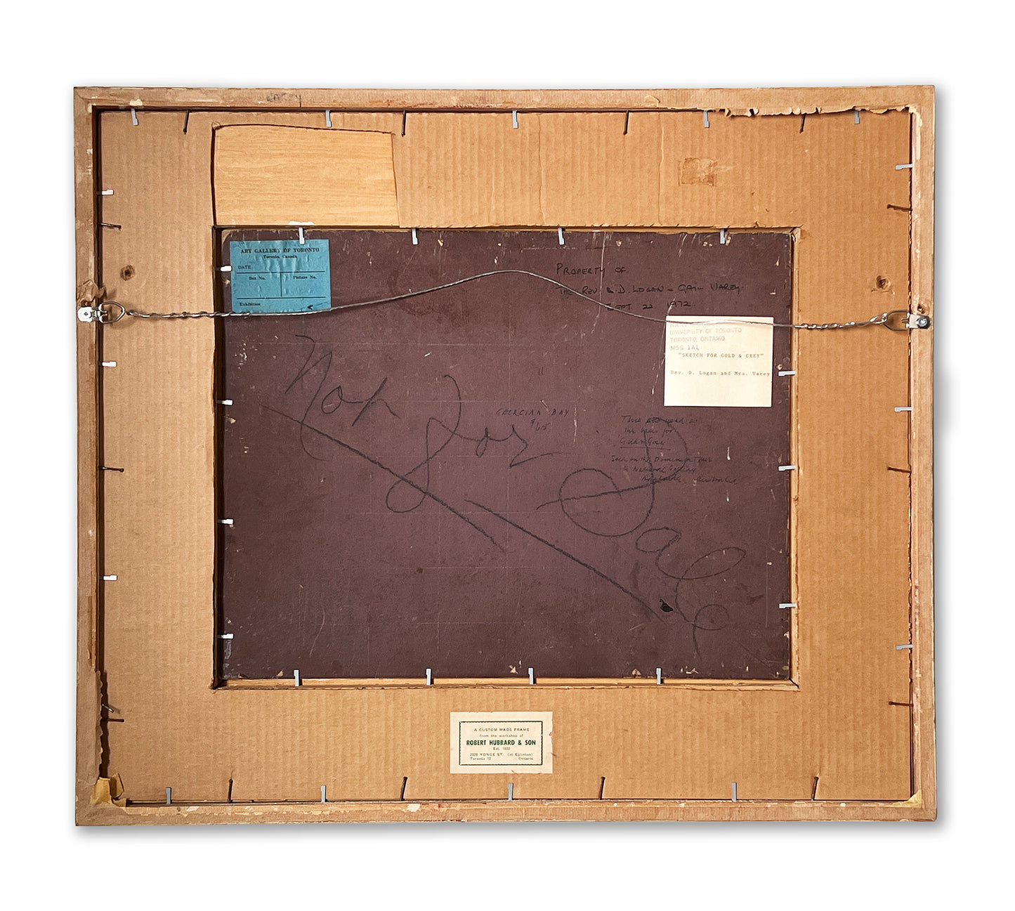 L.A.C. Panton - Sketch for Gold and Gray (Georgian Bay) - McCanse Art