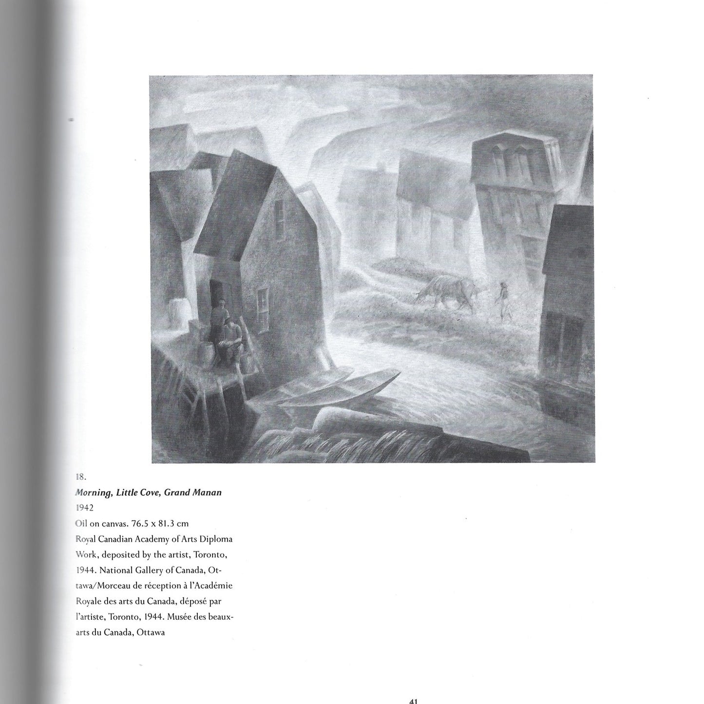 L.A.C. Panton - Sketch for "Morning, Little Cove"