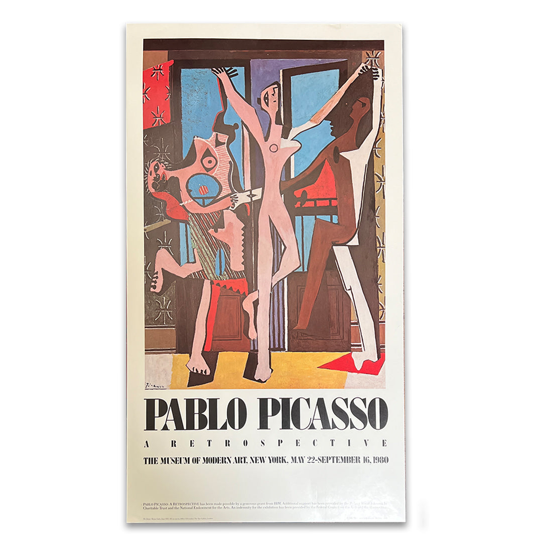 PABLO PICASSO: A Retrospective. Museum of Modern Art, New York, May 22 - September 16, 1980.Date: 1980. Poster.