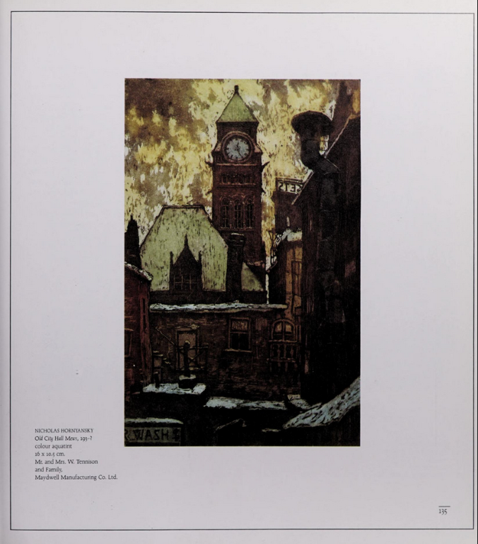 Nicholas Hornyansky - Townhall Tower (Toronto) - McCanse Art