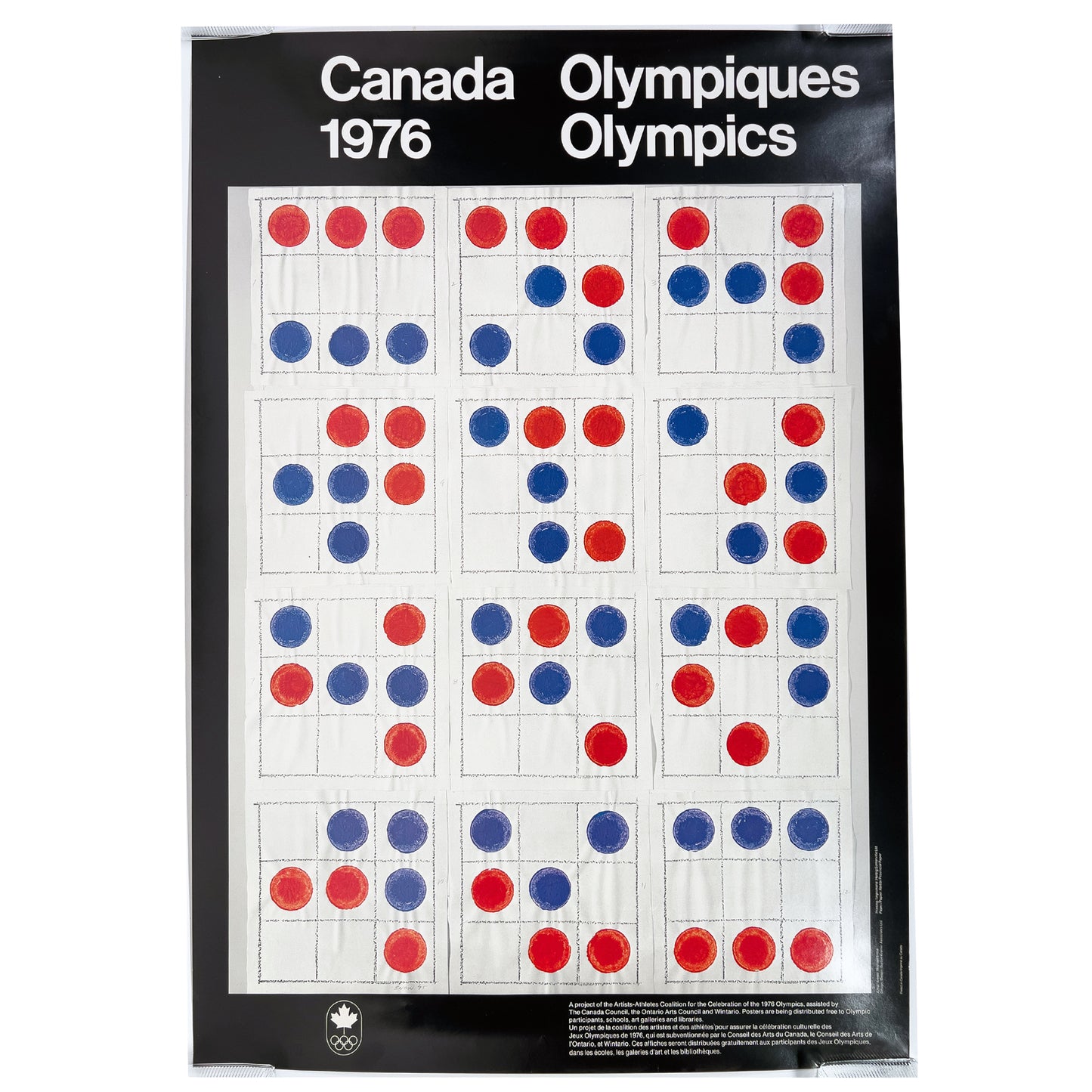 Michael Snow - 1976 Canada Olympics Poster - McCanse Art