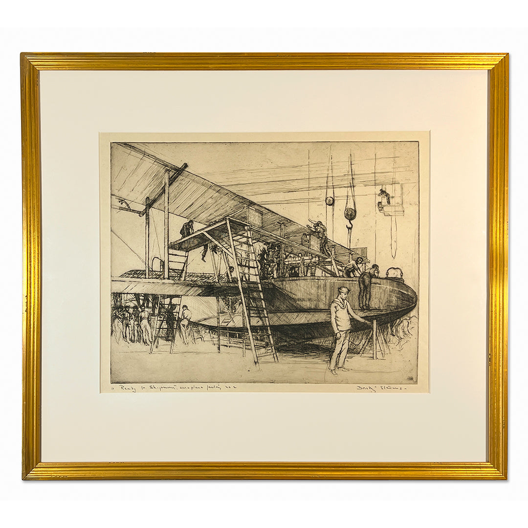 Dorothy Stevens - Ready in Shipment, Aeroplane Factory No. 2 - McCanse Art