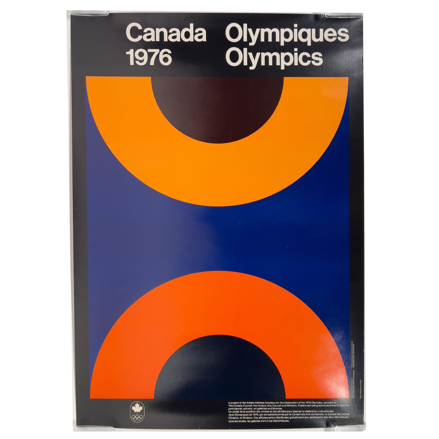 Claude Tousignant - 1976 Canada Olympics Poster - McCanse Art