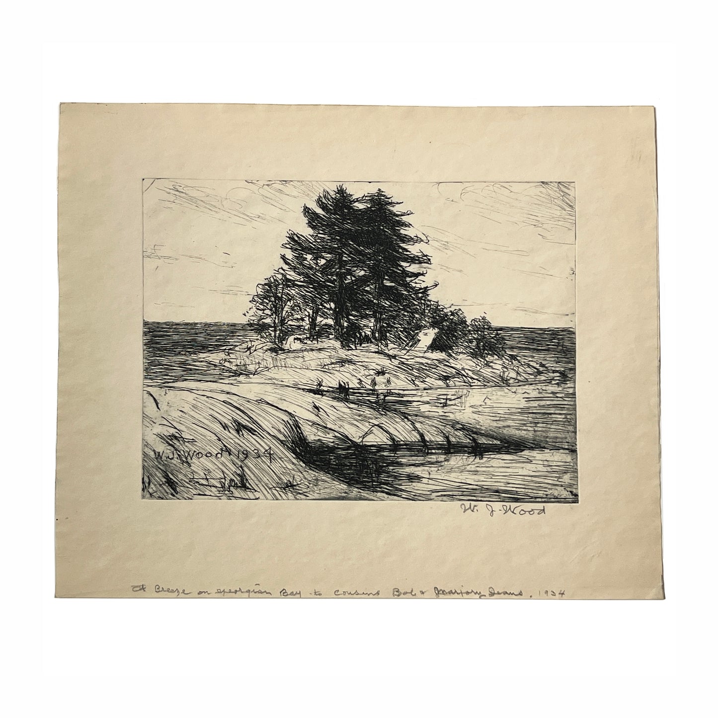 William John Wood - Georgian Bay Landscape - McCanse Art
