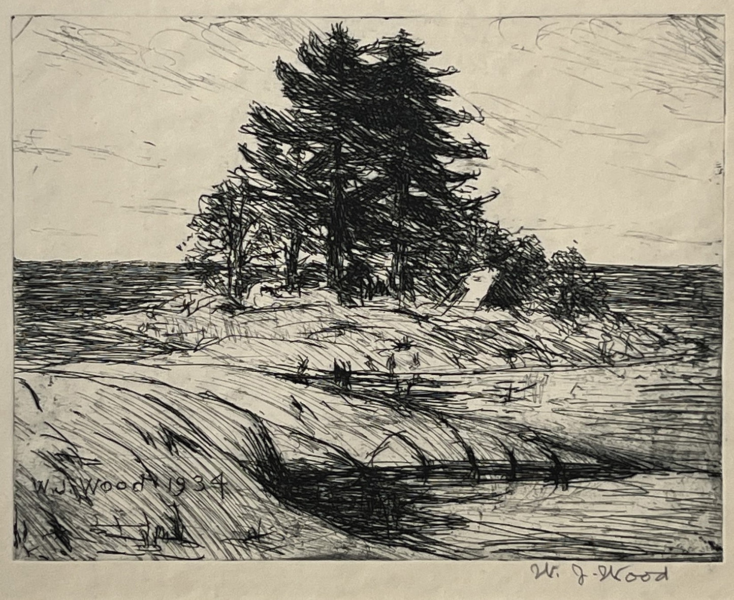 William John Wood - Georgian Bay Landscape - McCanse Art