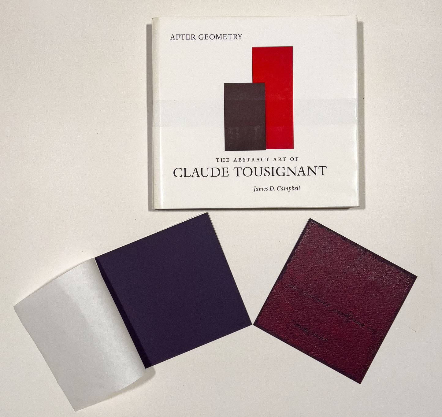 After Geometry: The Abstract Art of Claude Tousignant. [LTD ED, SIGNED, with ORIGINAL PAINTING]