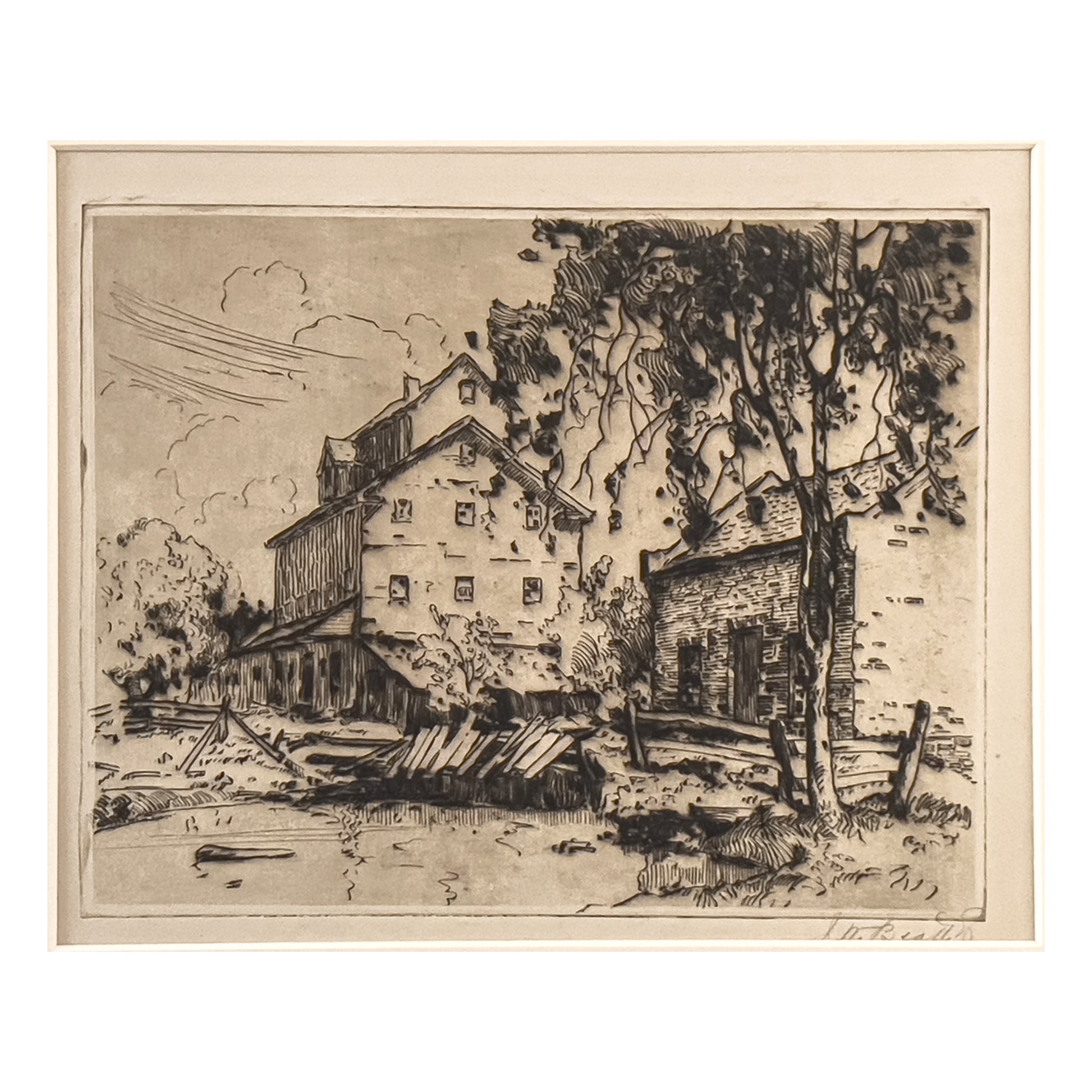 John W. Beatty - The Old Mill, Credit River, Meadowvale