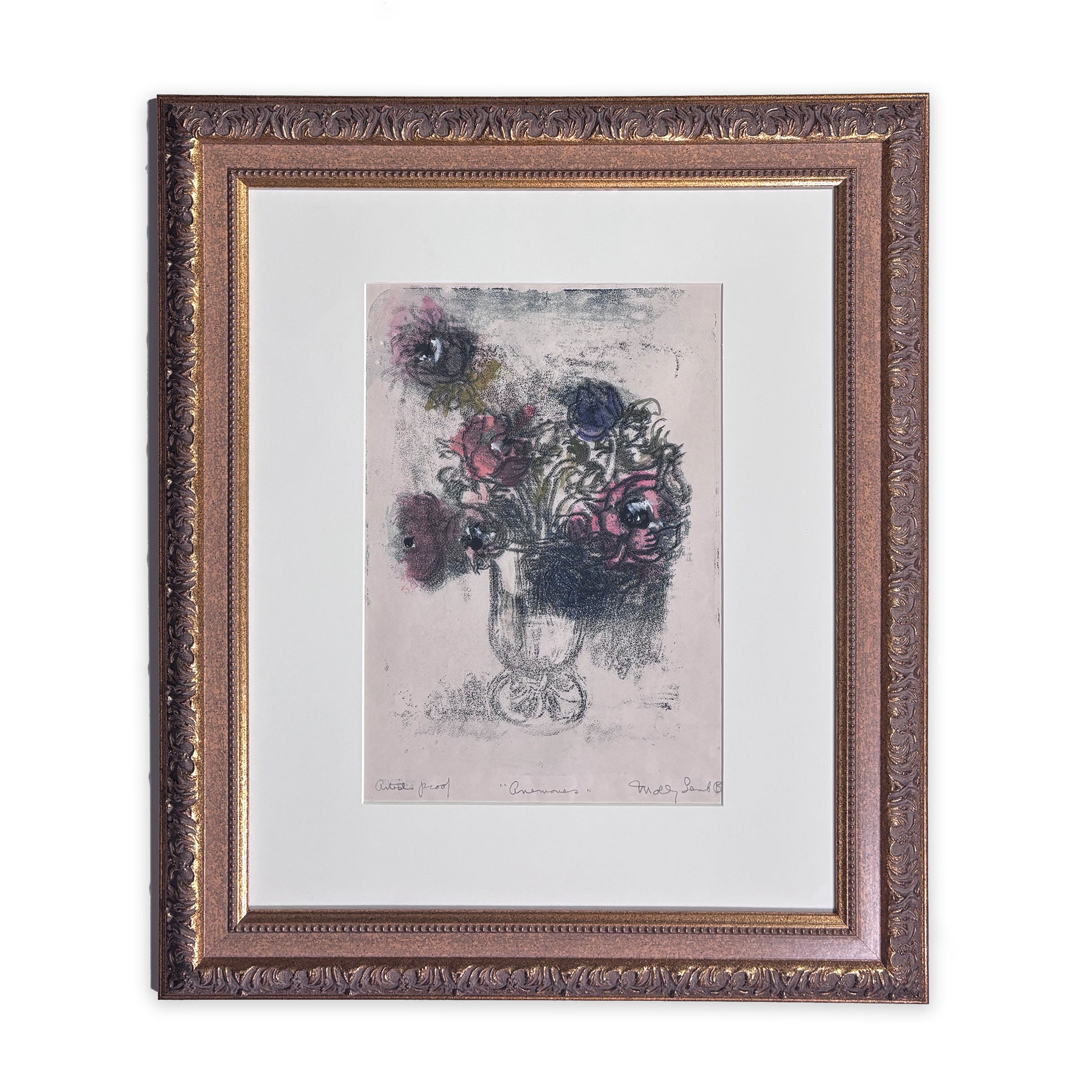 Molly Lamb Bobak - Anemones - McCanse Art