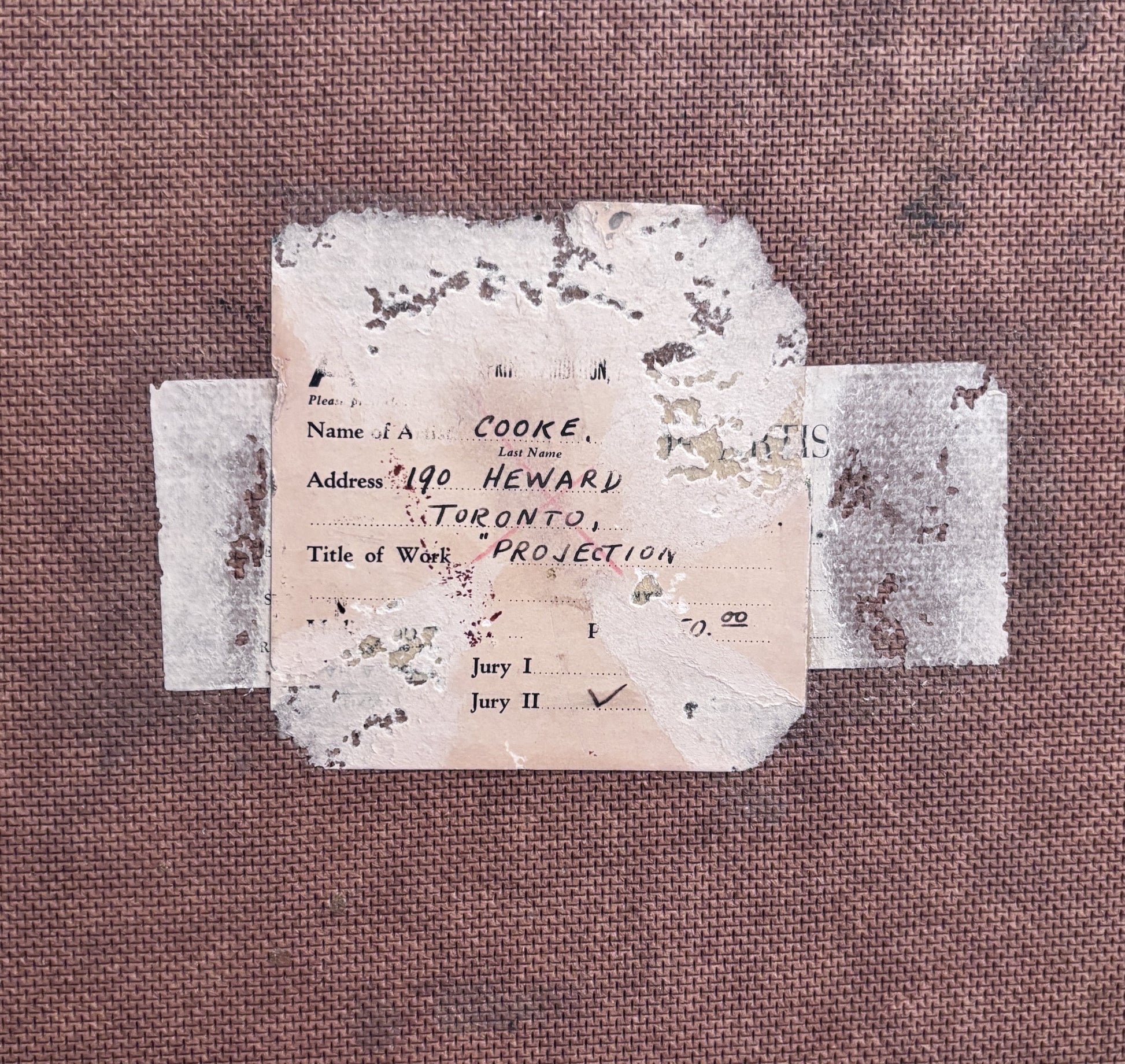 Edwy Francis Cooke - Projection