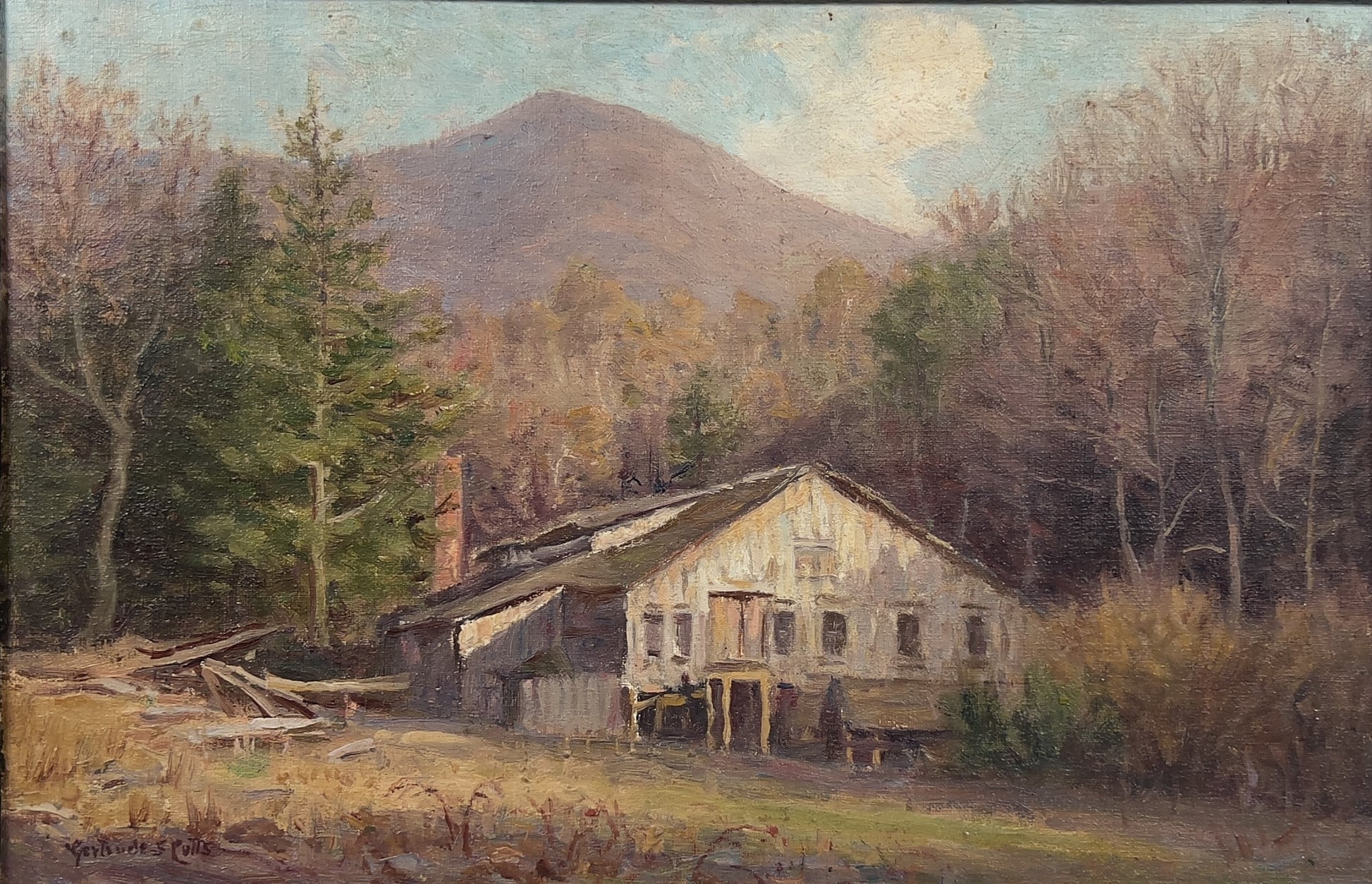 Gertrude Eleanor Spurr Cutts - Old Lumber Mill, Quebec