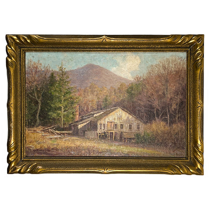 Gertrude Eleanor Spurr Cutts - Old Lumber Mill, Quebec - McCanse Art