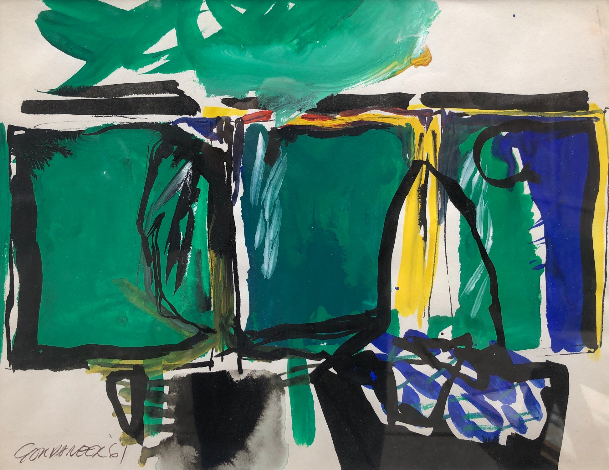 James Edward Gordaneer - Untitled Abstract, 1961