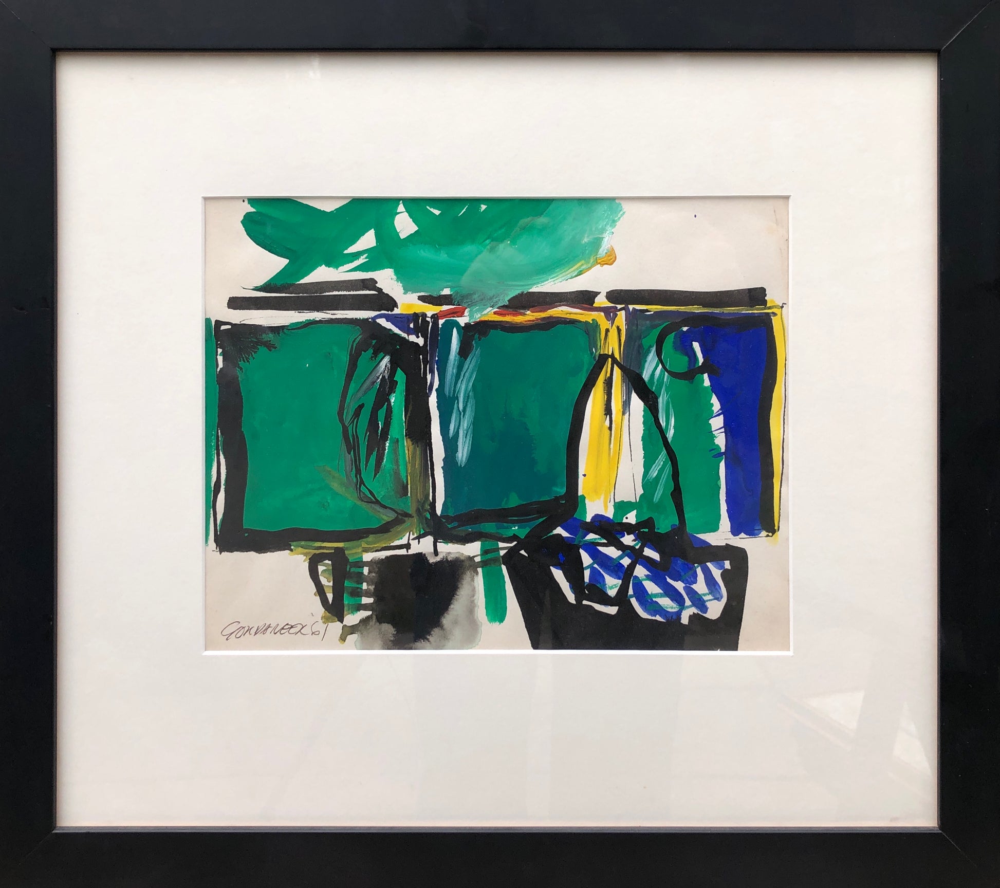 James Edward Gordaneer - Untitled Abstract, 1961