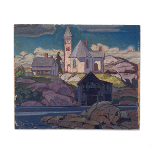 Joseph Sydney Hallam - Church at Magnetawan, Ontario