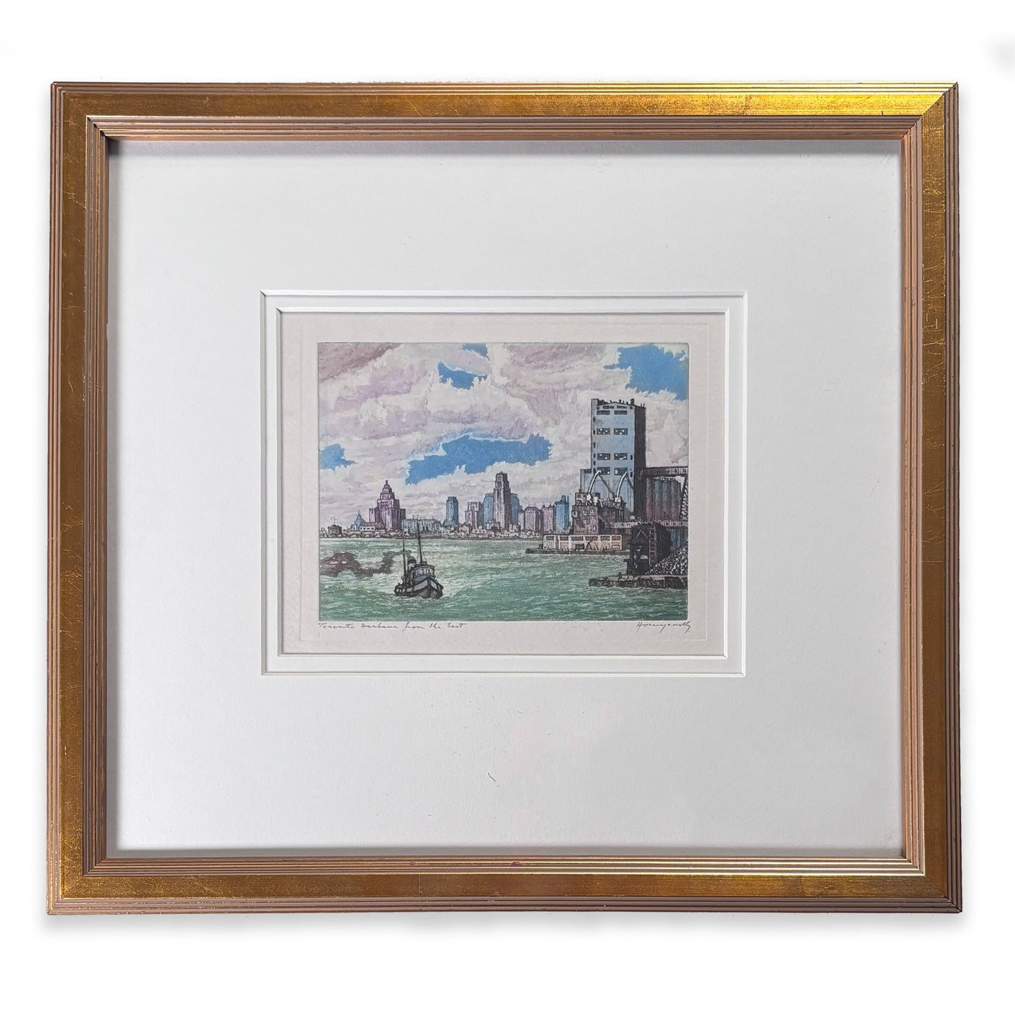 Nicholas Hornyansky - Toronto Harbour from the East