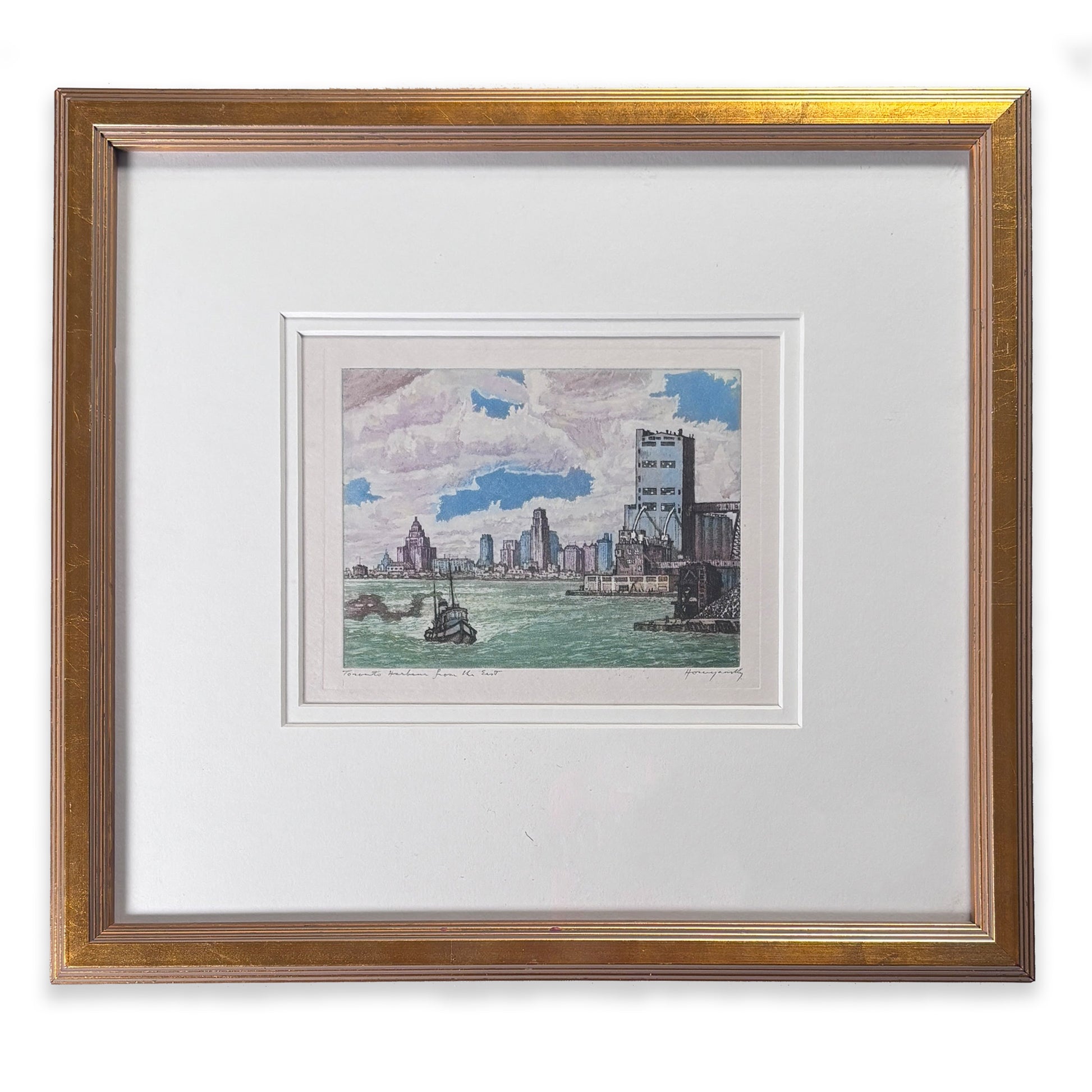 Nicholas Hornyansky - Toronto Harbour from the East