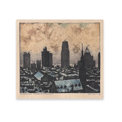 Nicholas Hornyansky - Snowbound Toronto - McCanse Art