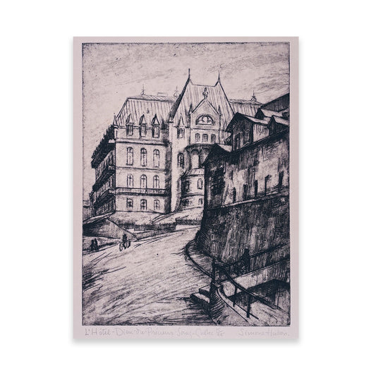Simone Hudon - L'Hotel-Dieu-die-Precieux-Sans-Quebec - McCanse Art