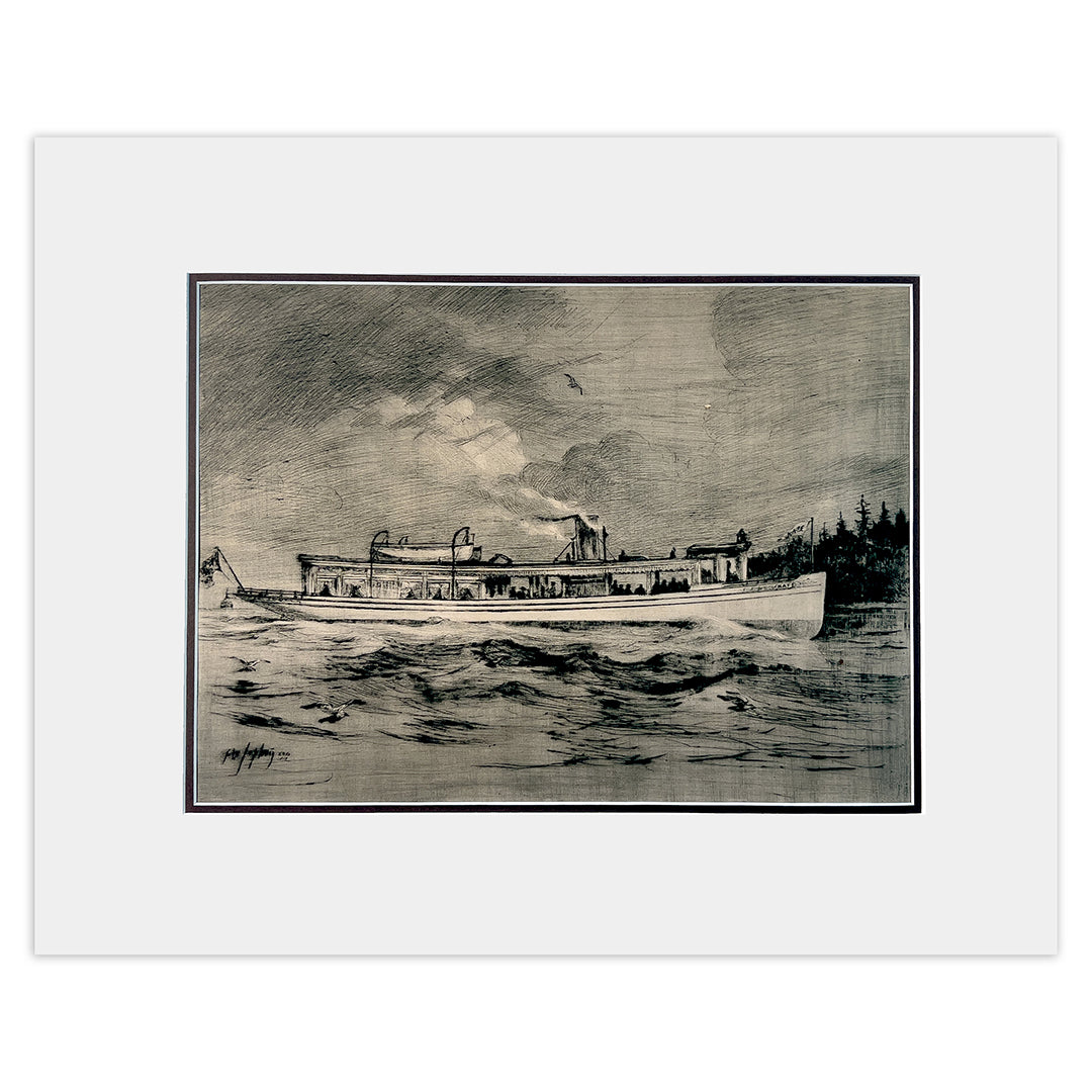 Frederic Waistell Jopling - Muskoka Steamer "Kate"