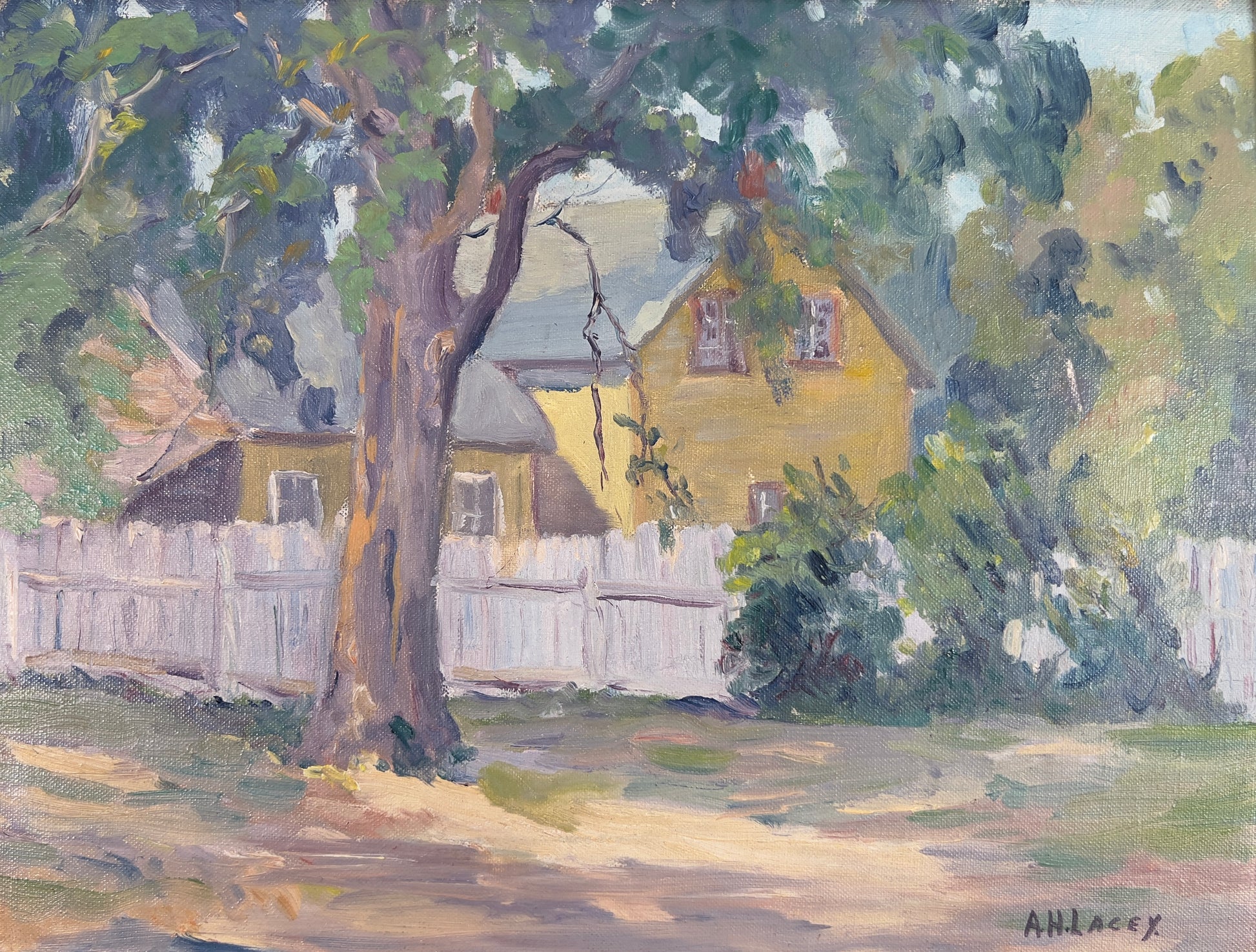 A.H. Lacey - Untitled (House with Tree)