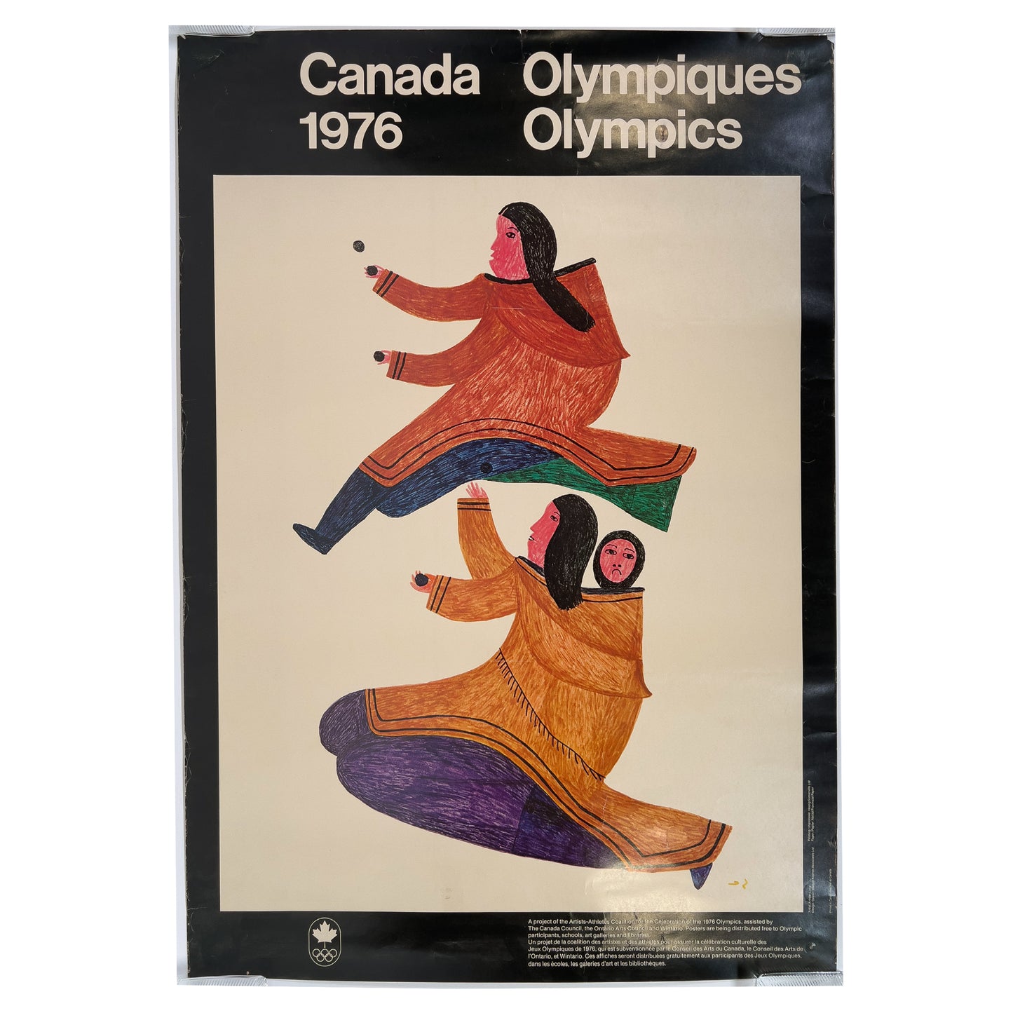 Lucy Qinnuayuak - 1976 Canada Olympics Poster