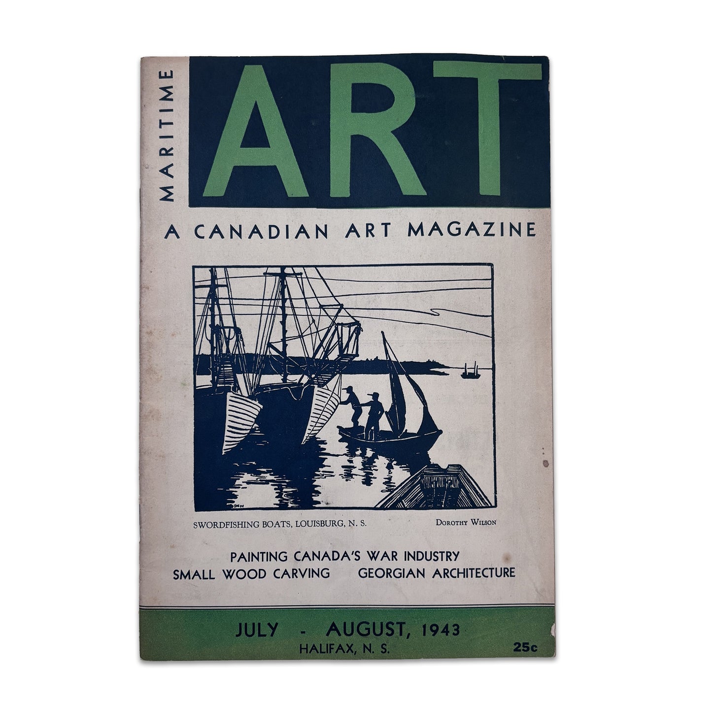 Maritime Art Magazine. Vol. 3, No. 5. *Woodcut by CHRISTIAN McKIEL