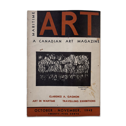 Maritime Art Magazine. Vol. 3, No. 1. *Woodcut by EDWIN HOLGATE