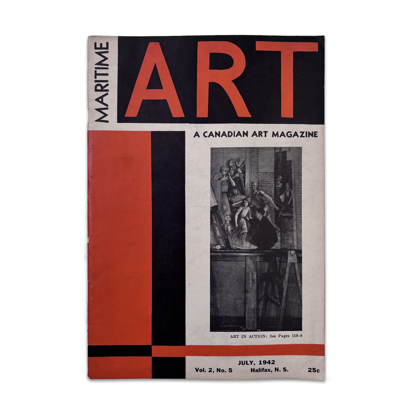 Maritime Art Magazine. Vol. 2, No. 5. *Linocut by MARGUERITE ZWICKER